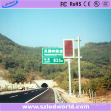 P10 Red Color LED Display Screen Board Panel on High Way
